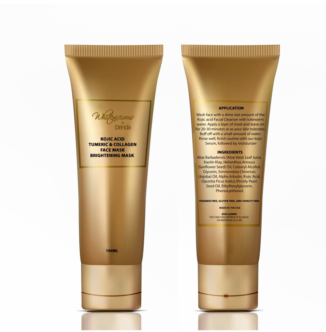Kojic Acid, Tumeric & Collagen Ihu ihe mkpuchi na-enwu gbaa