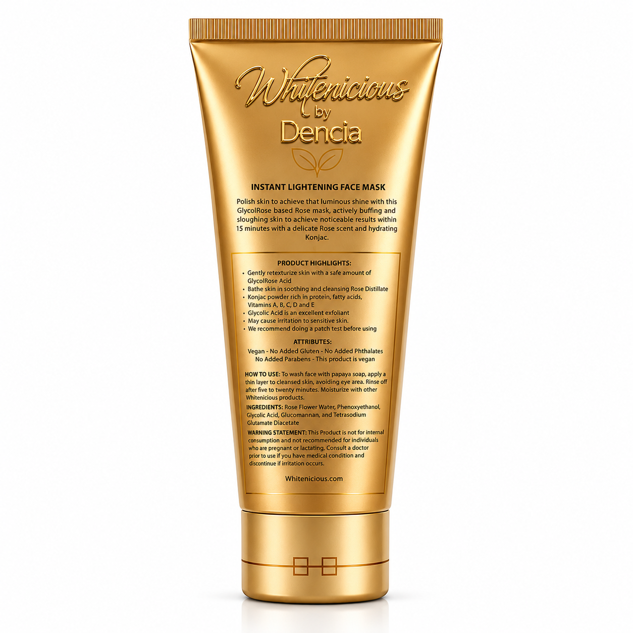 Hollywood Instant Lightening Face mask