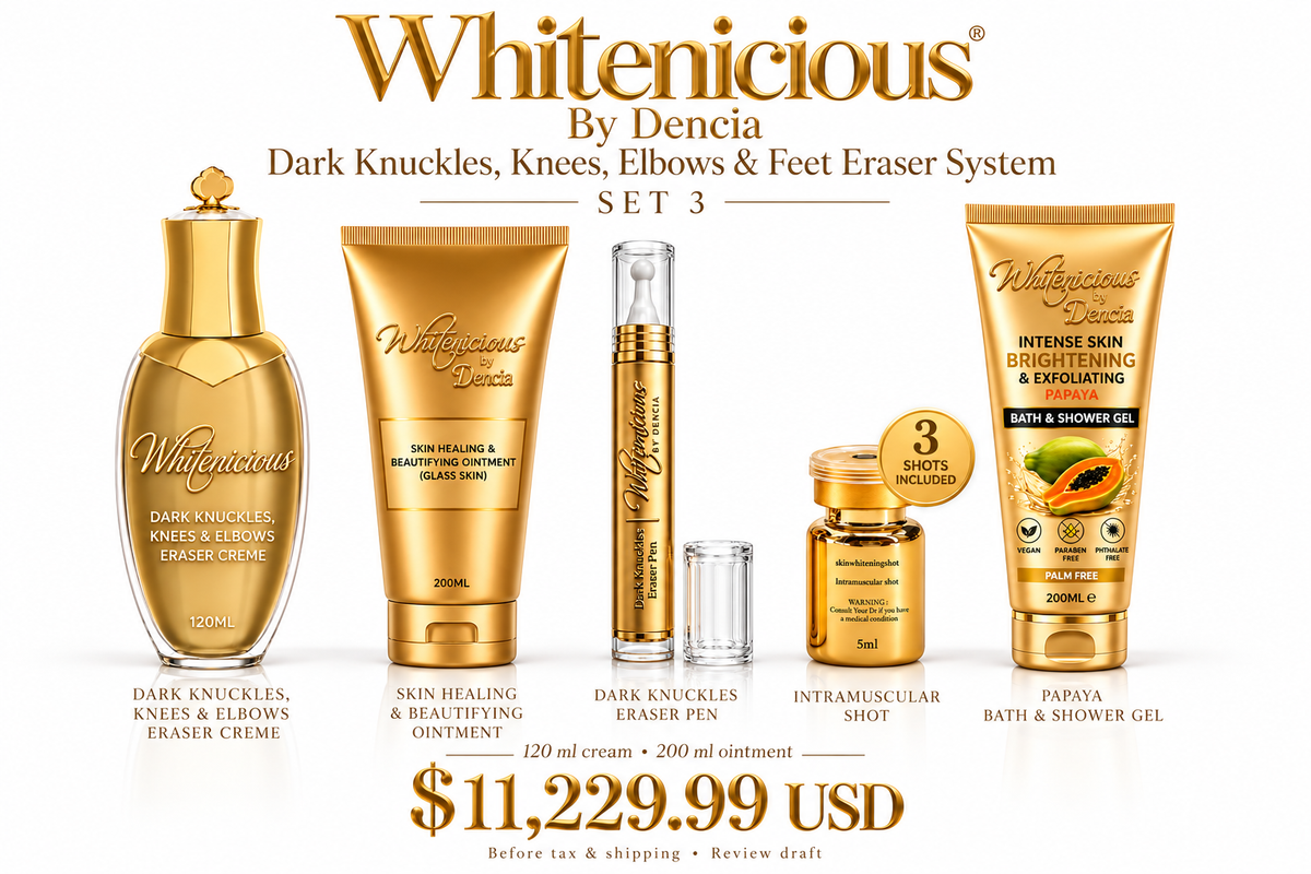 Set 3 product-only lineup — sizes, shot quantity and full price.